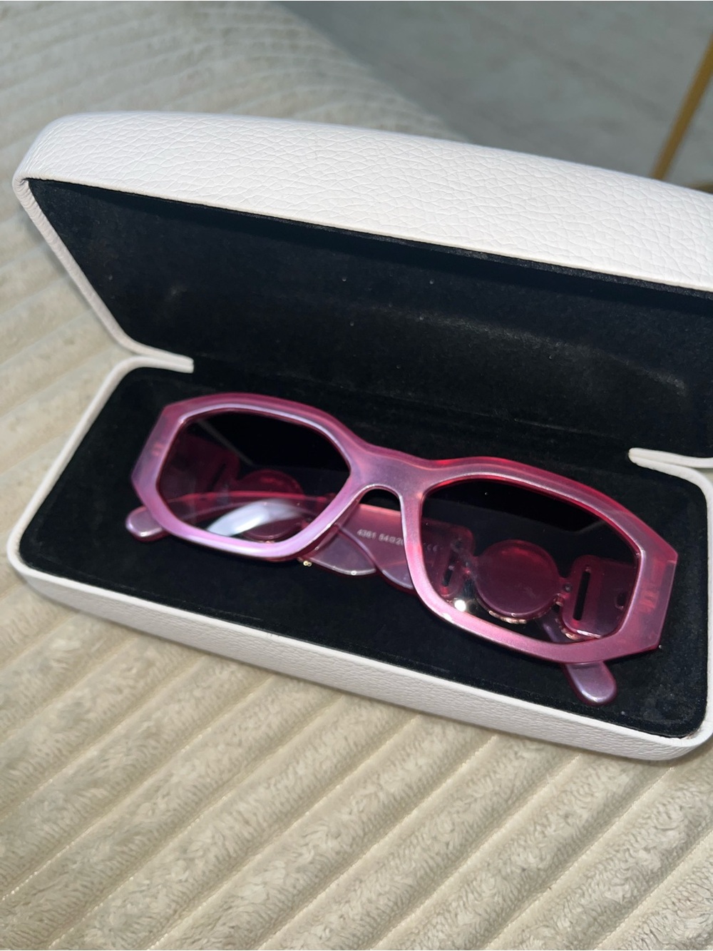 BRAND NEW!! Never worn Versace Biggie Pink Sunglasses
